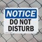 Signmission Do Not Disturb, 14 in W x Rectangle, Plastic OS-2PACK-NS-P-1014-L-11147 - alternate 7